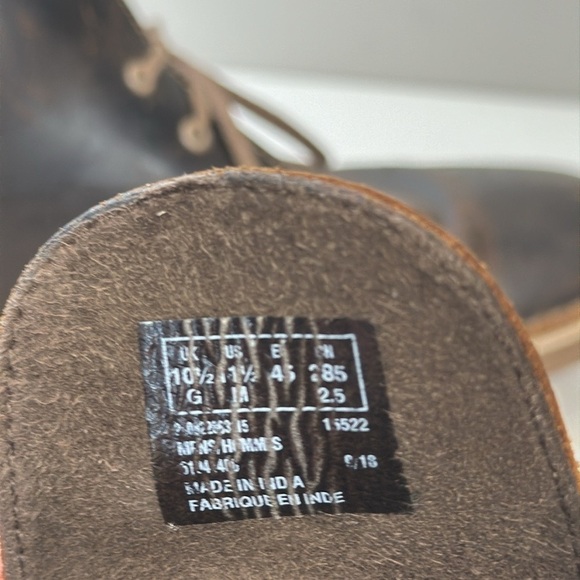 Clarks Bushacre 2 Brown Beeswax Leather Chukka Desert Ankle Boots Size 11.5 main image 6